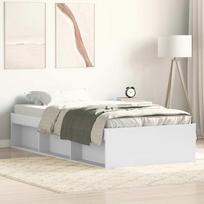 Lovos rėmas, baltos spalvos, 75x190cm, mažas vienvietis