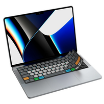 JCPal VerSkin MacOS Shortcut Keyboard Protector for MacBook Neo (2026)/Pro 14 (M1-M5)/Pro 16 (M1-M5)/Air 13 (M2-M5)/Air 15 (M2-M5)