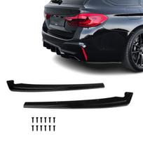 HAUER Galinio Bamperio Spliteriai, komplektas skirtas BMW G30, G31 / F10, F11, juodi blizgūs