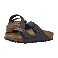 Birkenstock Arizona BS Velvet Gray/Black Buckles 1032045 (BK371-a) šlepetės