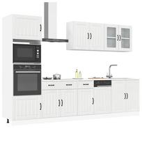 Virtuvinių spintelių komplektas, 7 dalių, Lucca, balta