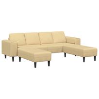 Sofa Pilkai žalia 250 x 188 x 76 cm Kordūrinis audinys