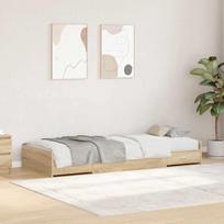 Lovos rėmas Sonoma ąžuolas 90 x 200 cm Apdirbta mediena