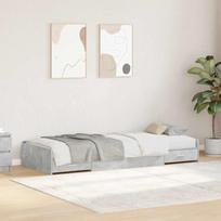 Lovos rėmas Betono pilka 70 x 190 cm Apdirbta mediena