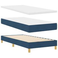 Kiemas lova su čiužiniu Mėlyna 200 x 90 cm Poliesteris