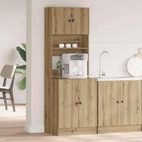 Virtuvės bufetai 2 pcs Amatininkų ąžuolas 60 x 50 x 180 cm