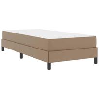 Lovos rėmas su čiužiniu Kapučino 90 x 190 cm audinys