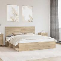 Lovos rėmas Sonoma 180 x 200 cm Kietos pušies mediena