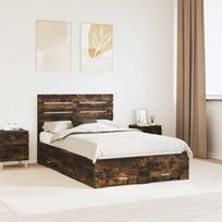 Lovos rėmas su stalčių su galvūgalio Apdirbta mediena
