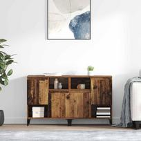 Šoninės lentynos 2 pcs Senovinis medis 60 x 35 x 70 cm