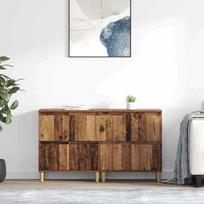 Šoninės lentynos 2 pcs Senovinis medis 60 x 35 x 70 cm