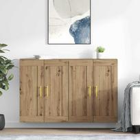 Prikabinama spinta 2 pcs Amatininkų ąžuolas 69,5 x 34 x 90 cm