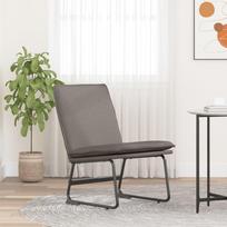 Poilsio kėdė, taupe spalvos, 52x75x76cm, audinys