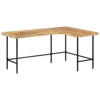 Rašomasis stalas 165x110x77 cm medžio masyvo mango ir geležies
