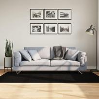 Kilimas HUARTE, juodas, 100x200cm, trumpi šereliai