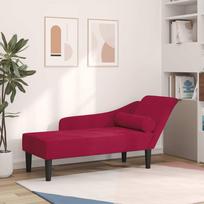 Poilsio sofa su pagalvėlėmis, raudonojo vyno spalvos, aksomas