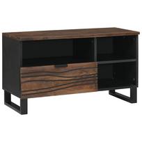 TV vienetai su stalčių graikinis riešutmedis 80 x 33 x 46 cm