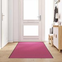 Durų kilimėlis Rožinė ir Juoda 120 x 350 cm Poliamidas ir PVC