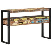 Konsolinis stalas 120 x 33 x 75 cm Kietas atkurtas medis