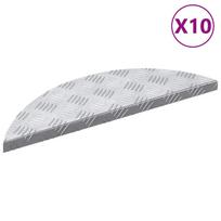 Laiptų danga Pusmėnulio 10 pcs Sidabro 60 x 18 cm Aliuminis