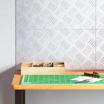 Laiptų danga Stačiakampio 4 pcs Sidabro 50 x 25 cm Aliuminis