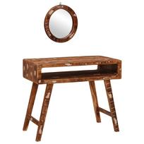 Makiažo stalas Ruda 90 x 76 x 45 cm Kietas atkurtas medis