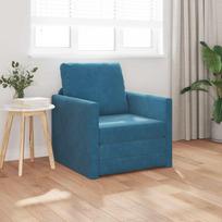 Sofa lova 60cm Mėlyna Aksomas