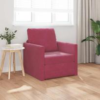 Sofa lova 60cm Vyno raudona Aksomas