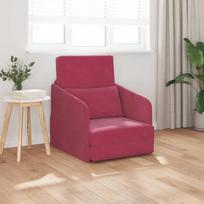 Sofa lova Vyno raudona 65 x 80 x 83 cm Aksomas