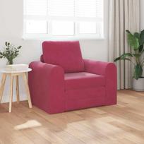 Sofa lova Vyno raudona 98 x 71 x 83 cm Aksomas