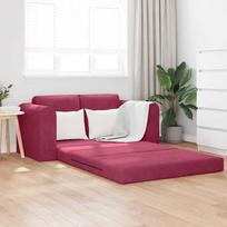 Sofa lova 60cm Vyno raudona Aksomas
