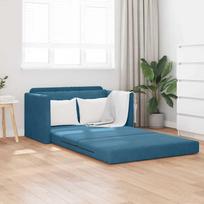 Sofa lova 110cm Mėlyna Aksomas