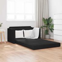 Sofa lova 110cm Juoda Aksomas