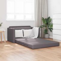 Sofa lova 110cm Pilka Dirbtinė Oda
