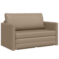 Sofa lova 110cm Kapučino Dirbtinė Oda