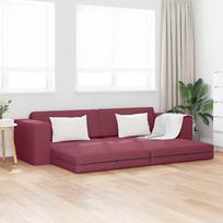 Sofa lova 200cm Vyno raudona audinys