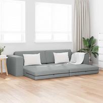 Sofa lova 200cm Šviesiai pilka audinys