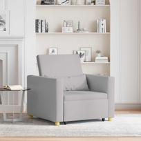 Ištraukiamas sofa-lova vienvietis Debesų pilka 90 x 165 x 87 cm