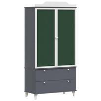 Juodai rašomas spinta ROROS Pilka ir balta 90 x 45 x 180 cm