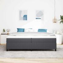 Kiemas lova Tamsiai pilka 200 x 200 cm Aksomas