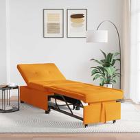 Ištraukiama sofa-lova Tamsiai geltona 194 x 50 x 82 cm fanera