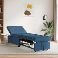 Ištraukiama sofa-lova Mėlyna 194 x 50 x 82 cm fanera