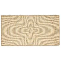 Kilimas Natūrali ir Balta 80 x 150 cm Džiutas