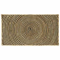 Kilimas Natūrali ir juoda 60 x 110 cm Džiutas