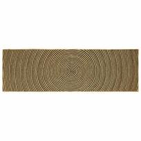 Kilimas Natūrali ir juoda 80 x 250 cm Džiutas