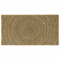 Kilimas Natūrali ir juoda 100 x 200 cm Džiutas
