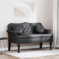 Česterfildo suolas Juoda 120,5 x 65 x 75 cm Dirbtinė oda