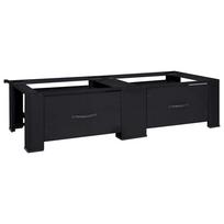 Skalbyklės pjedestalas 2 pcs Juoda 127 x 54,5 x 32,5 cm Plienas