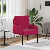 Sofos su pagalve 55cm Vyno raudona fanera