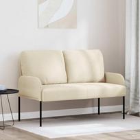 Sofos su pagalve 110cm Kreminė fanera